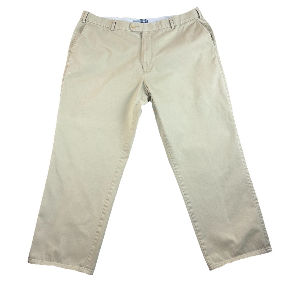 Peter Millar Mens Chino Pants Straight Leg Pima‎ Cotton Twill Classic Beige 40